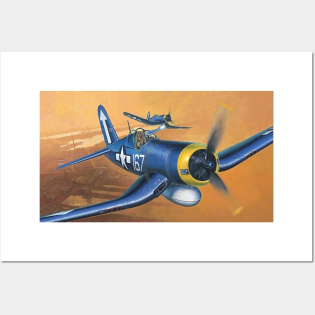 F4U Corsair Wall Art by Aircraft.Lover